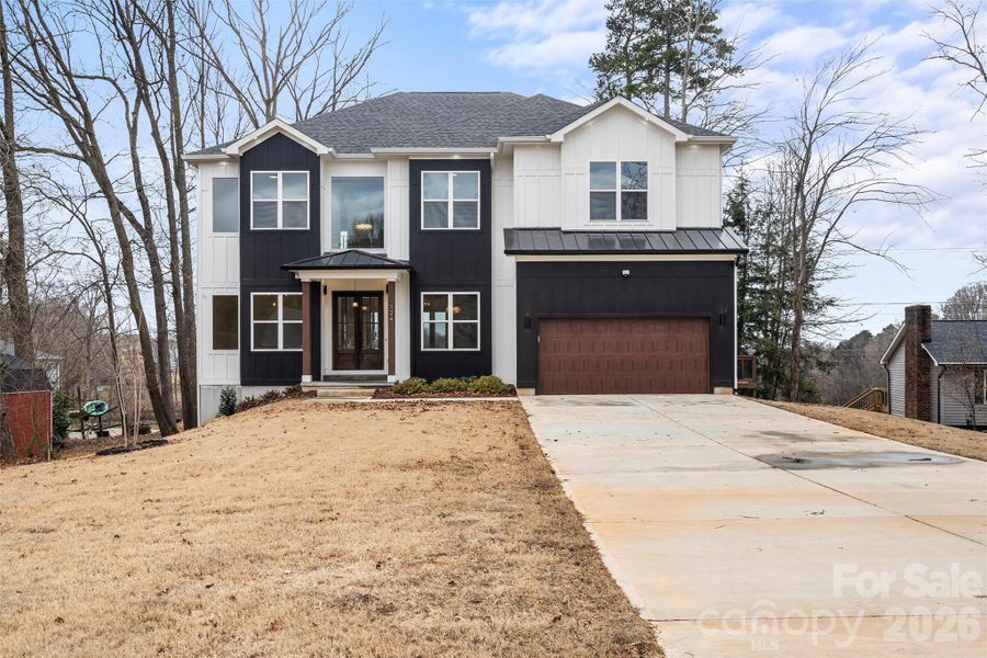 Front exterior of a new home in , Mooresville, NC, highlighting curb appeal (Image 24).