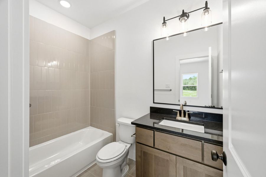 Furnished interior view inside a new home in Two Step Farm, Montgomery (Image 7).