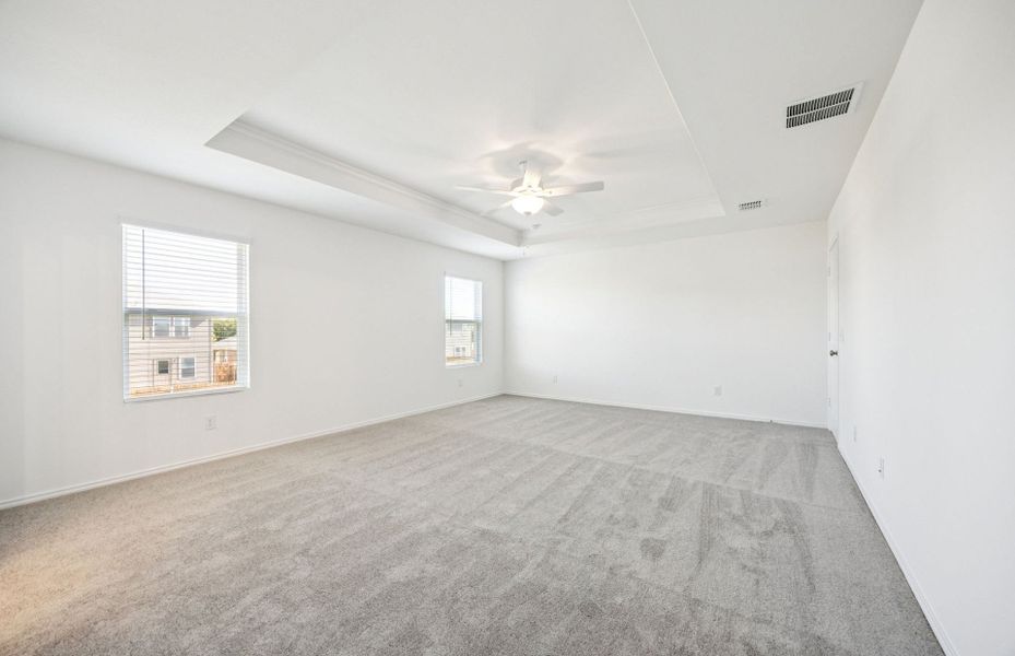 Representative unfurnished interior of a home built from the Monroe by Centex in Ashford Crossing, Princeton (Image 14).