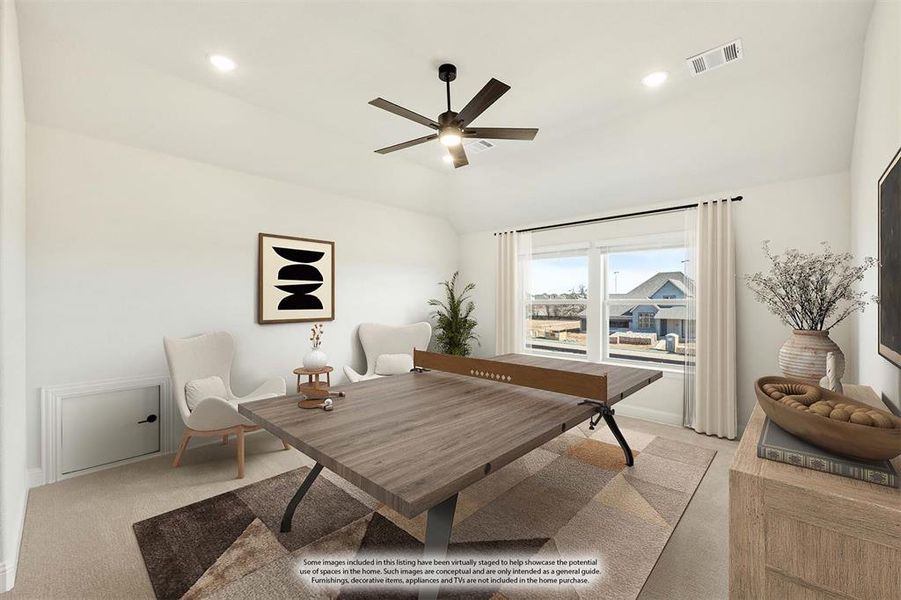 Furnished interior view inside a new home in Rockwood, Mansfield (Image 9).