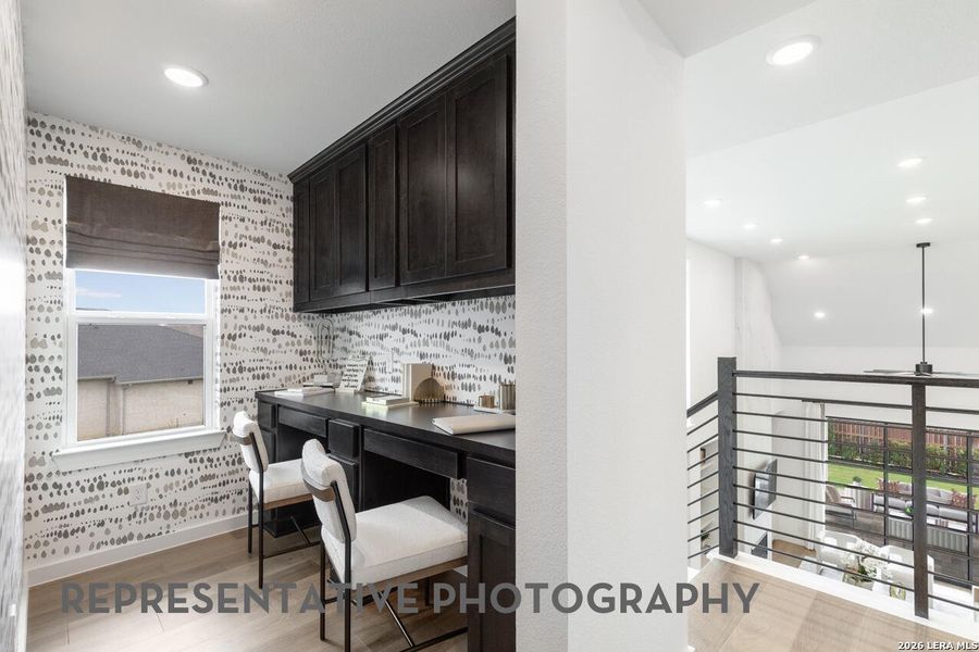 Furnished interior view inside a new home in The Ranches at Creekside, Boerne (Image 19).
