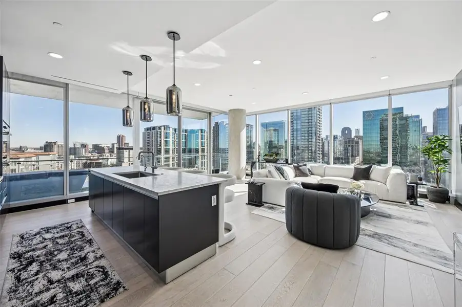 Furnished interior view inside a new home in , Dallas (Image 5). Furnished interior view inside a new home in , Dallas (Image 5).