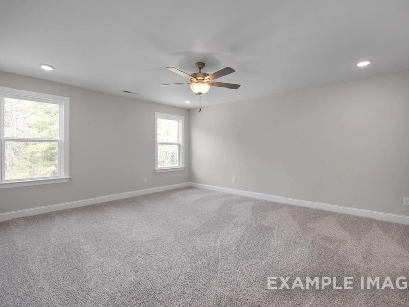 Representative unfurnished interior of a home built from the The Hickory II A by Davidson Homes LLC in Wellers Knoll, Lillington (Image 13).