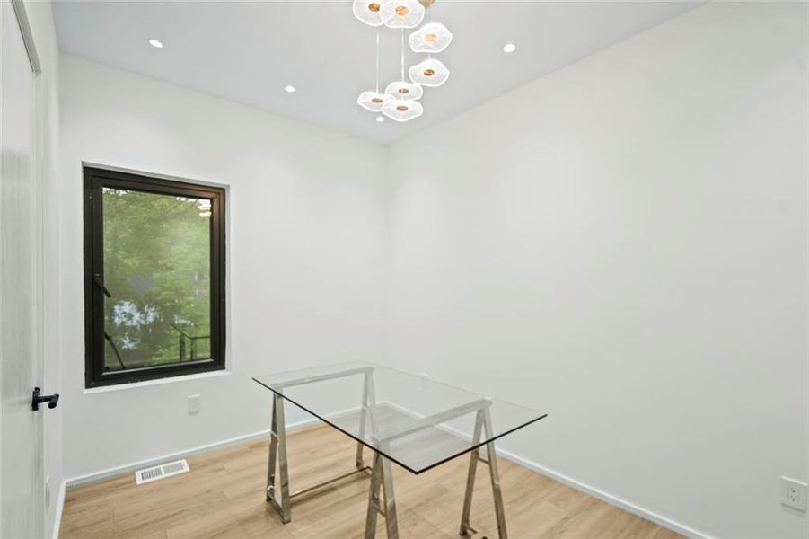 Furnished interior view inside a new home in , Atlanta (Image 17). Furnished interior view inside a new home in , Atlanta (Image 17).