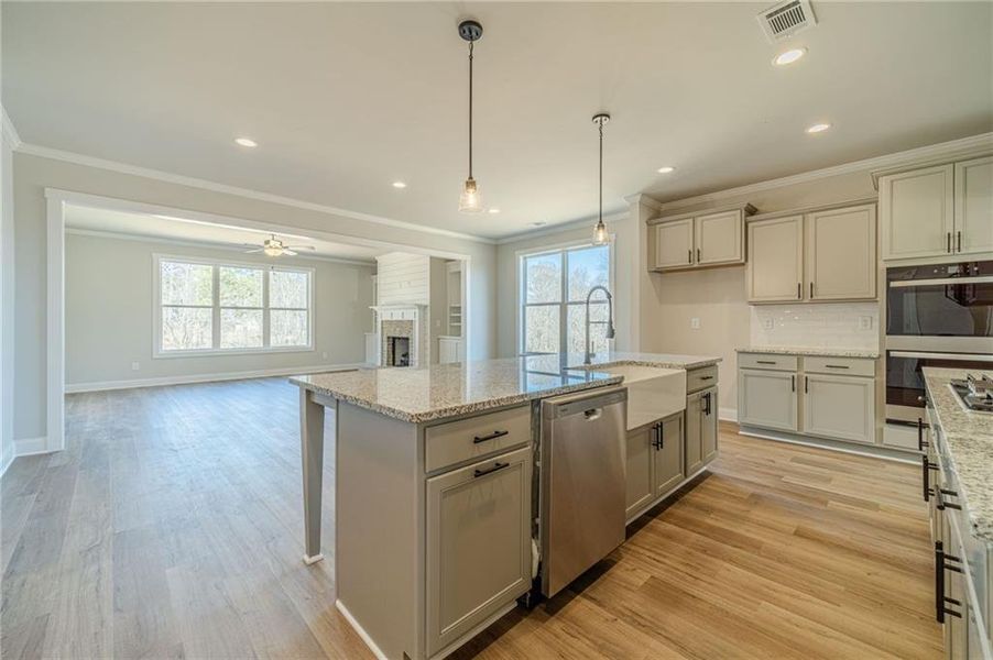 Furnished interior view inside a new home in , Covington (Image 10).