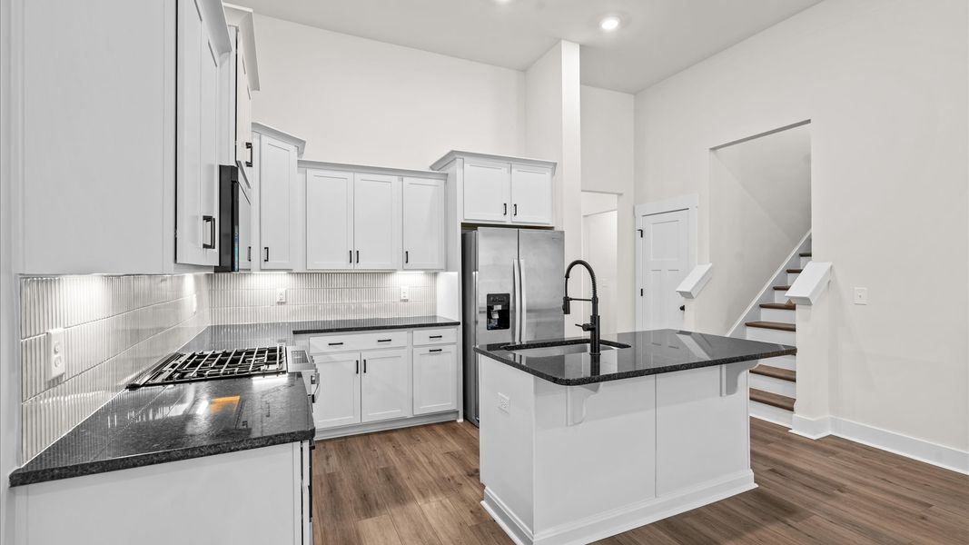Furnished interior view inside a new home in Aspen Ridge, Lyman (Image 8).