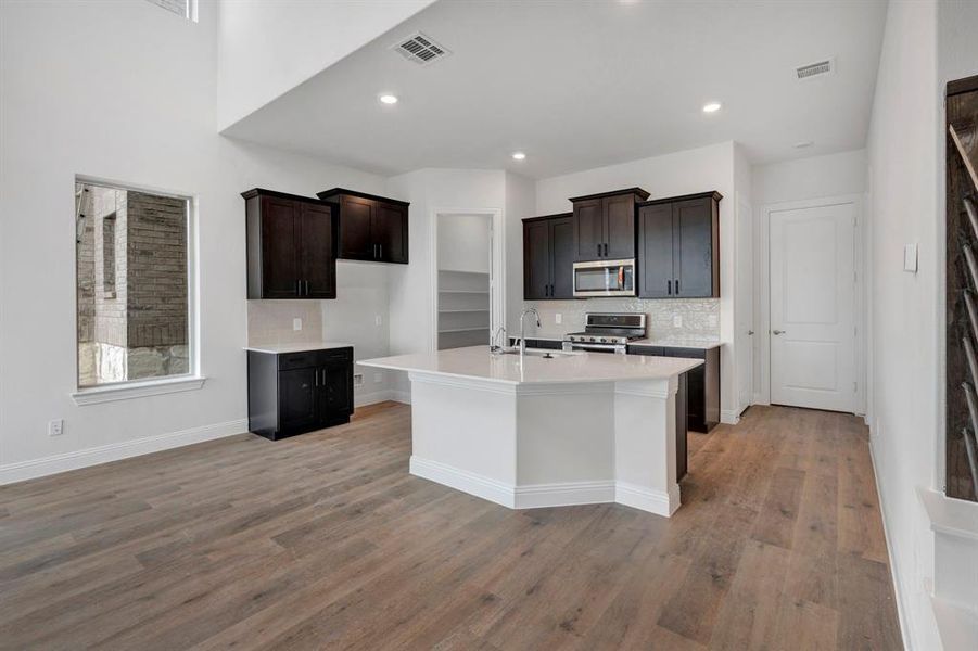 Furnished interior view inside a new home in Mustang Square, Plano (Image 3).
