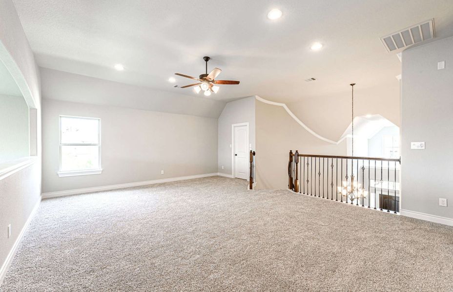 Representative unfurnished interior of a home built from the 3182 by Ravenna Homes in Bridgeland 50′, Cypress (Image 26).