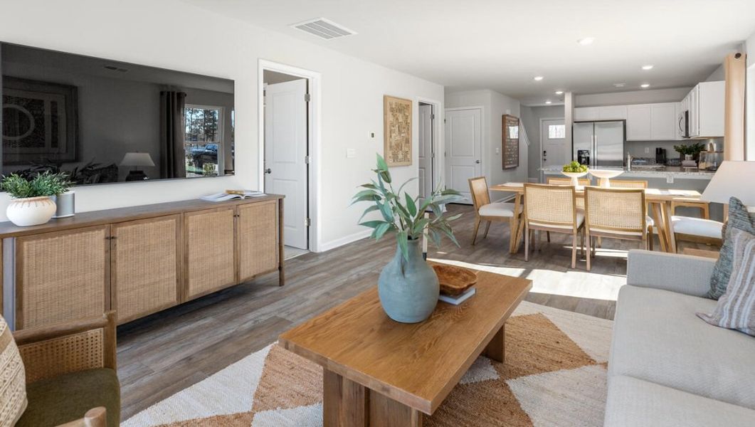 Furnished interior view inside a new home in The Willows at Blake Farm, Wilmington (Image 14).