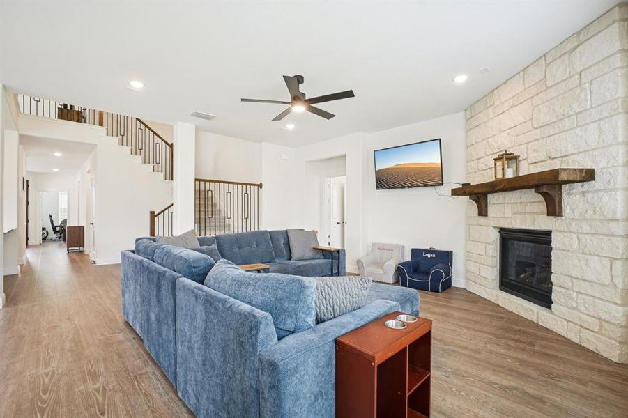 Furnished interior view inside a new home in , Wylie (Image 10). Furnished interior view inside a new home in , Wylie (Image 10).