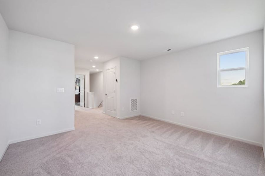 A room with white walls.