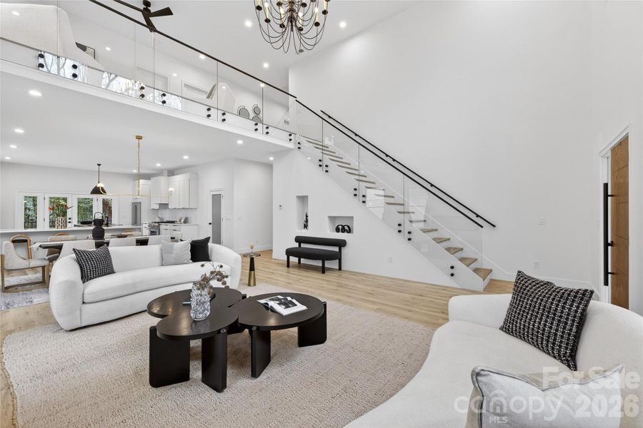 Furnished interior view inside a new home in , Charlotte (Image 28).