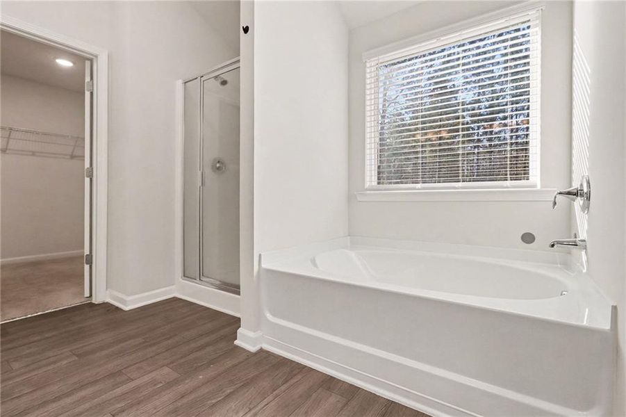 Furnished interior view inside a new home in , Atlanta (Image 14).