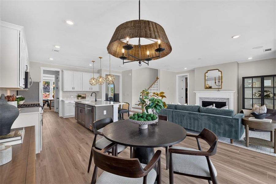 Furnished interior view inside a new home in Everhour, Newnan (Image 13).