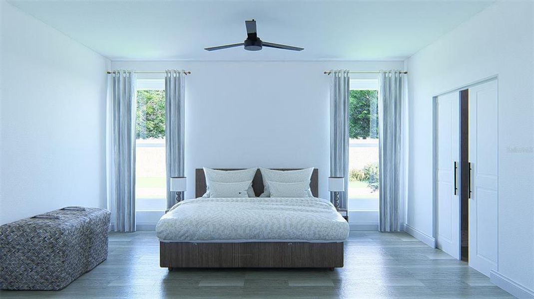 Furnished interior view inside a new home in , Citrus Springs (Image 30).