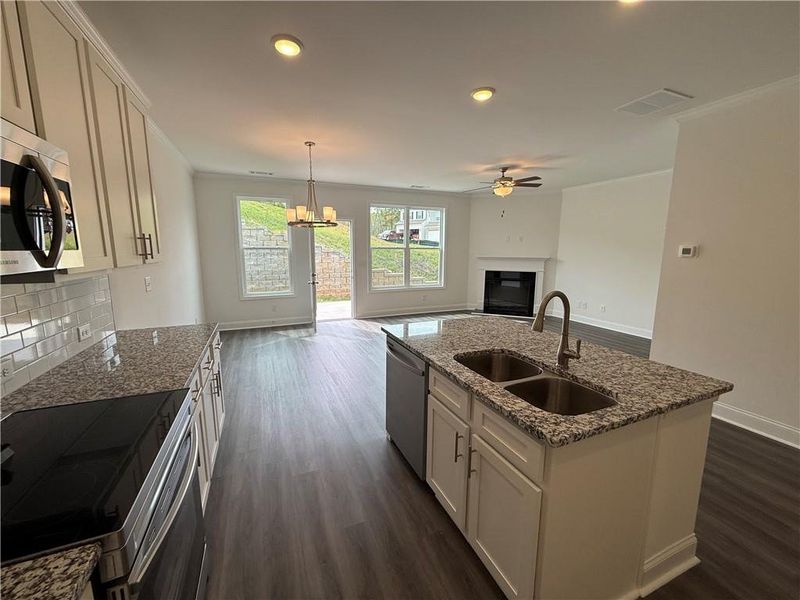 Furnished interior view inside a new home in Somerset at Riverbrook, Gainesville (Image 14).