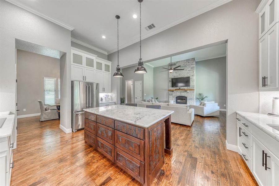 Furnished interior view inside a new home in , Weatherford (Image 18).