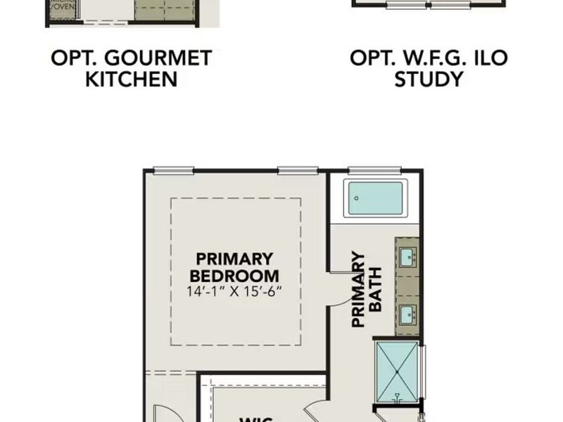 2D floor plan layout of this home in Hickory Ridge, Elmendorf, TX (Image 4).