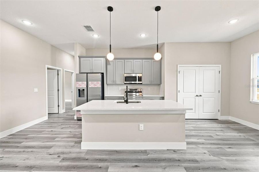 Furnished interior view inside a new home in , Ocala (Image 9). Furnished interior view inside a new home in , Ocala (Image 9).