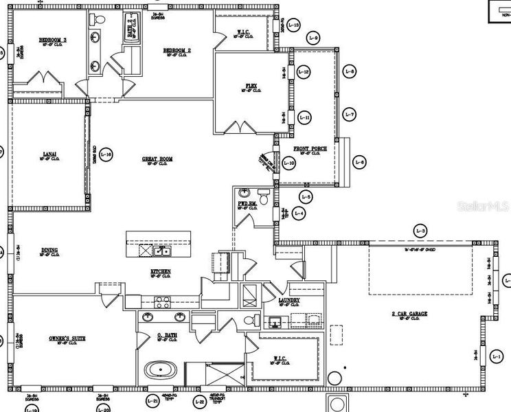 2D floor plan layout of this home in , Brooksville, FL (Image 3). 2D floor plan layout of this home in , Brooksville, FL (Image 3).