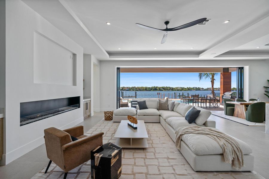 Furnished interior view inside a new home in , Lantana (Image 18).