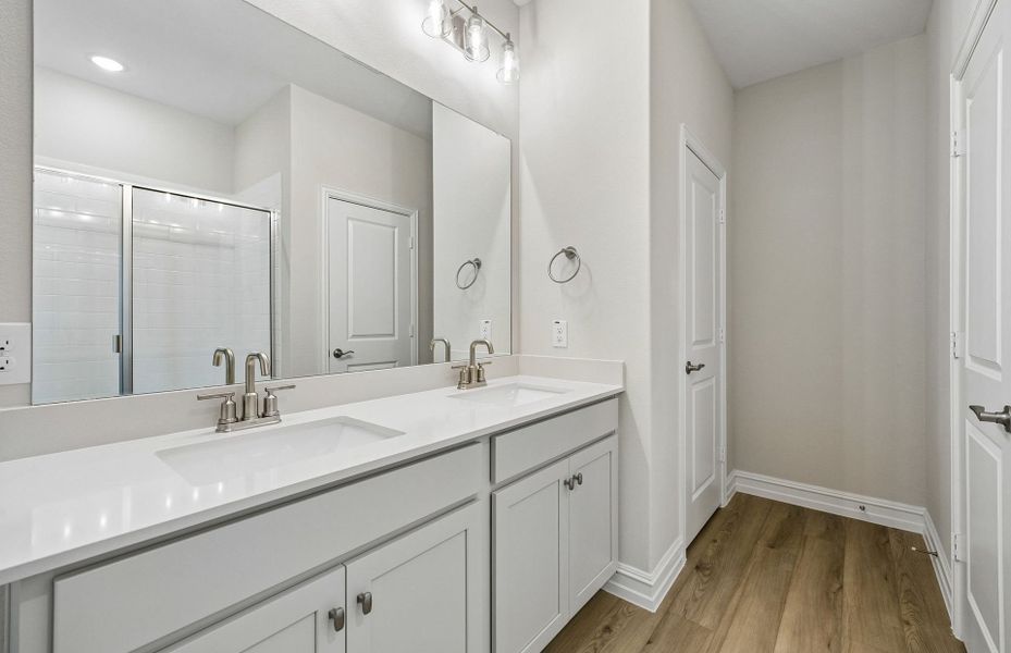 Furnished interior view inside a new home in Rosemary Fields, Godley (Image 6).