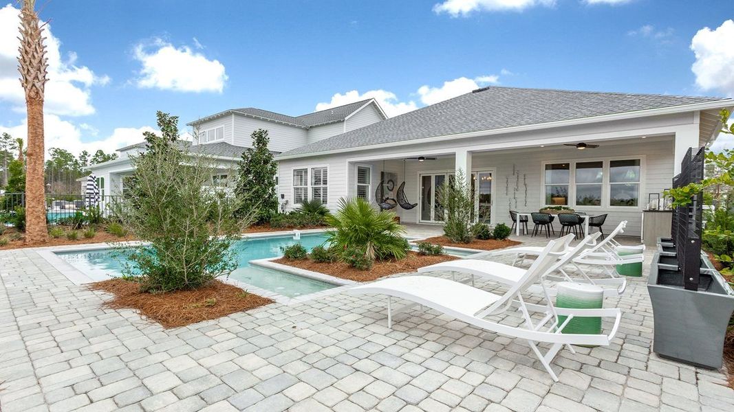 Outdoor Living Rear Elevation