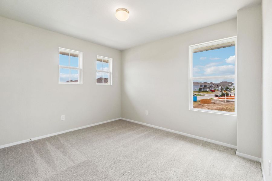 Spacious, unfurnished interior of a new home in Hymeadow, San Marcos (Image 27). Spacious, unfurnished interior of a new home in Hymeadow, San Marcos (Image 27).