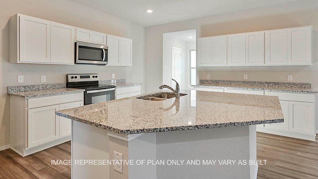 Furnished interior view inside a new home in Liberty Village, Brenham (Image 3).