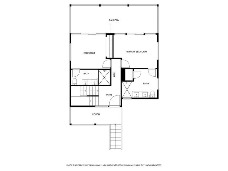 2D floor plan layout of this home in , Blue Ridge, GA (Image 5).