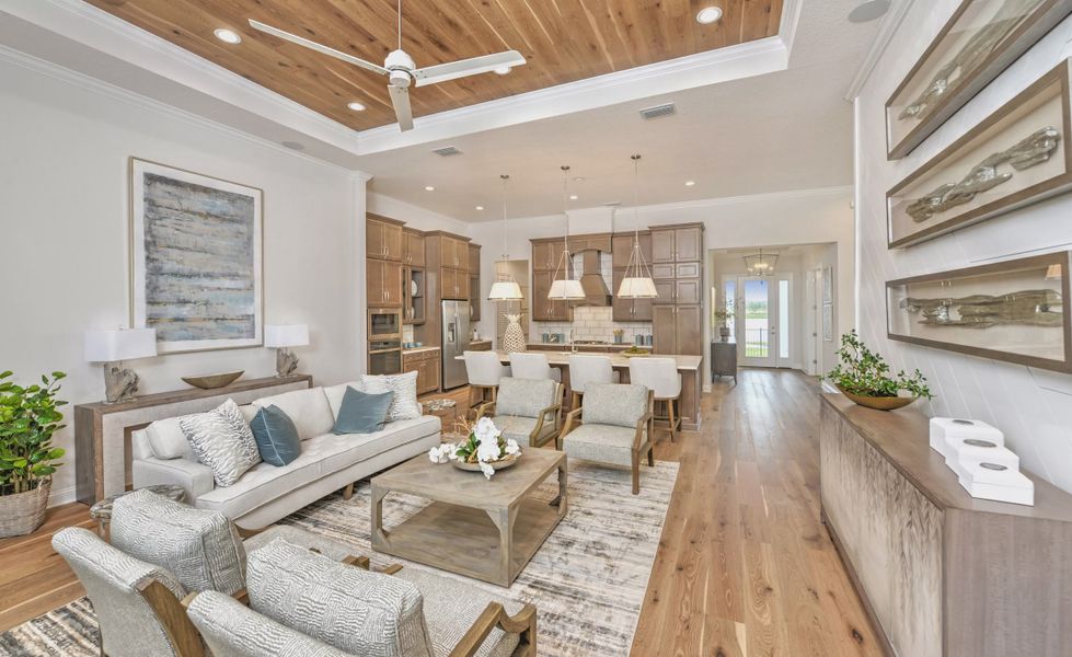 Furnished interior view inside a new home in Seven Pines, Jacksonville (Image 10).