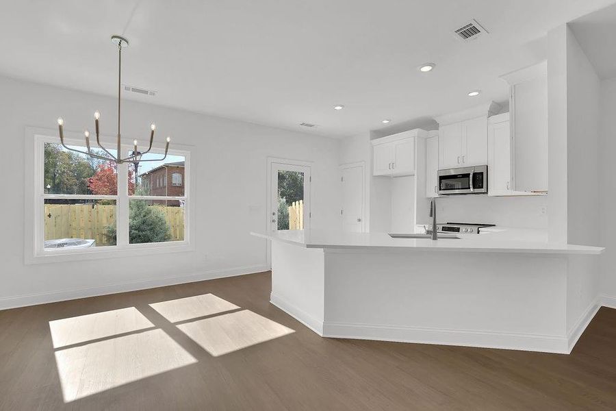 Furnished interior view inside a new home in , Ball Ground (Image 3).