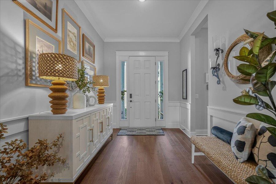 Furnished interior view inside a new home in , Summerville (Image 54).