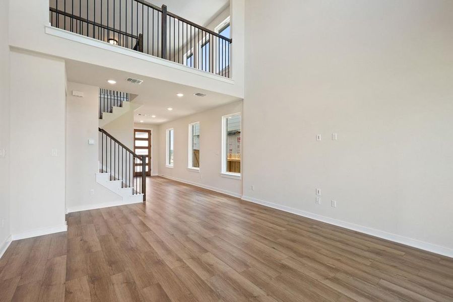 Spacious, unfurnished interior of a new home in Lariat, Liberty Hill (Image 19). Spacious, unfurnished interior of a new home in Lariat, Liberty Hill (Image 19).