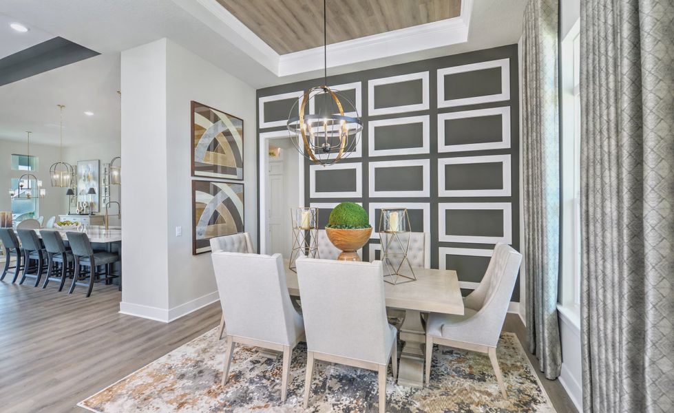 Furnished interior view inside a new home in Waterset, Apollo Beach (Image 42).