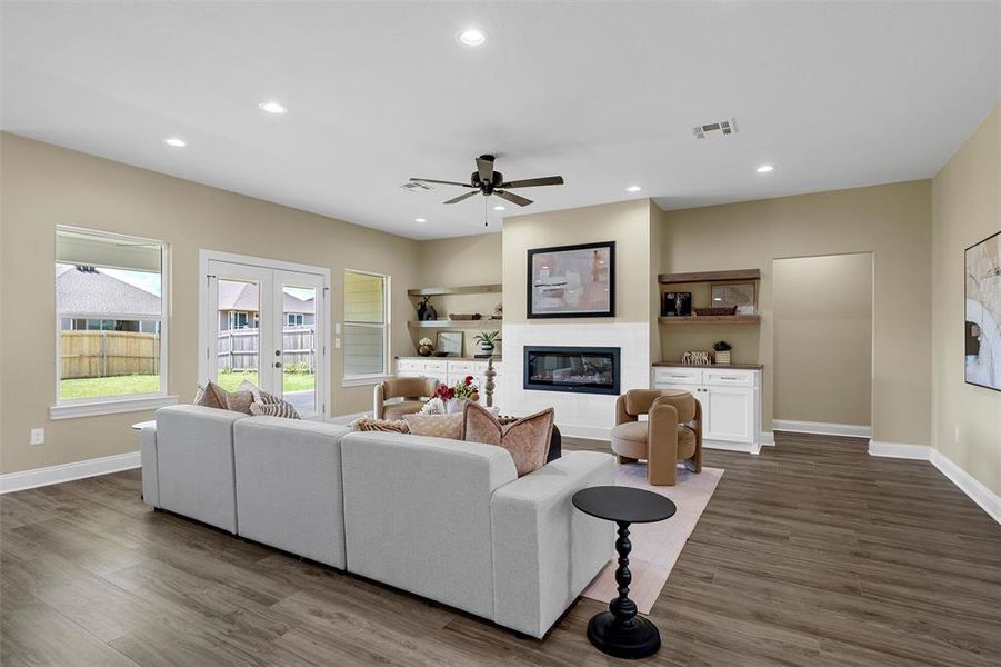 Furnished interior view inside a new home in , Hewitt (Image 13). Furnished interior view inside a new home in , Hewitt (Image 13).