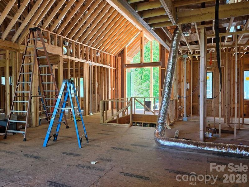 In-progress construction of a new home in , Arden, NC (Image 8).