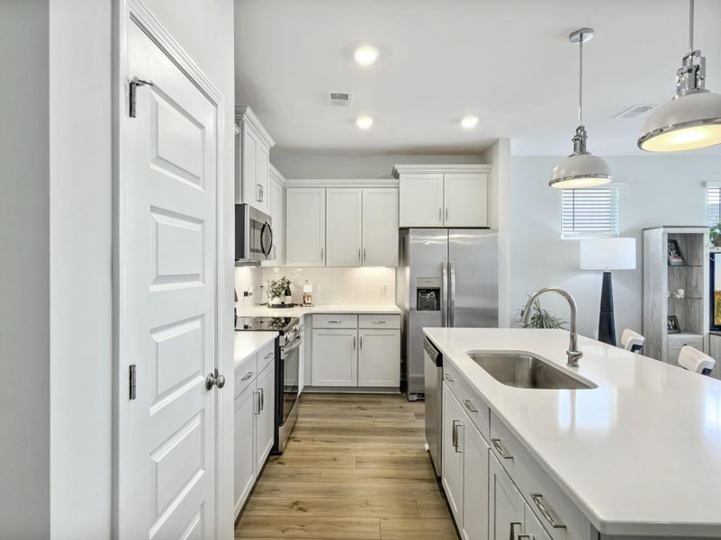 Furnished interior view inside a new home in , Summerville (Image 6). Furnished interior view inside a new home in , Summerville (Image 6).