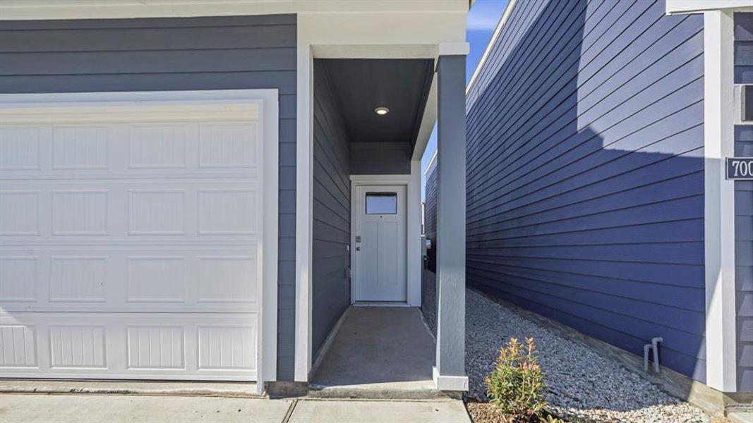Exterior details and patio area of a home in Arbor Trails South, Princeton (Image 3).