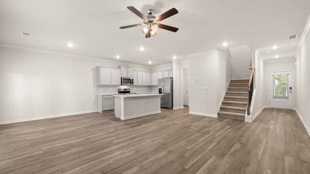 Representative unfurnished interior of a home built from the Salisbury by D.R. Horton in Independence Villas and Townhomes, Loganville (Image 26).