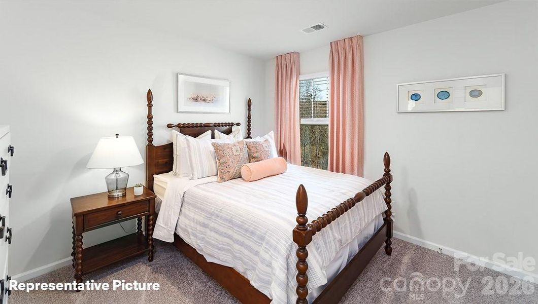 Furnished interior view inside a new home in Villages of Maiden, Maiden (Image 13).