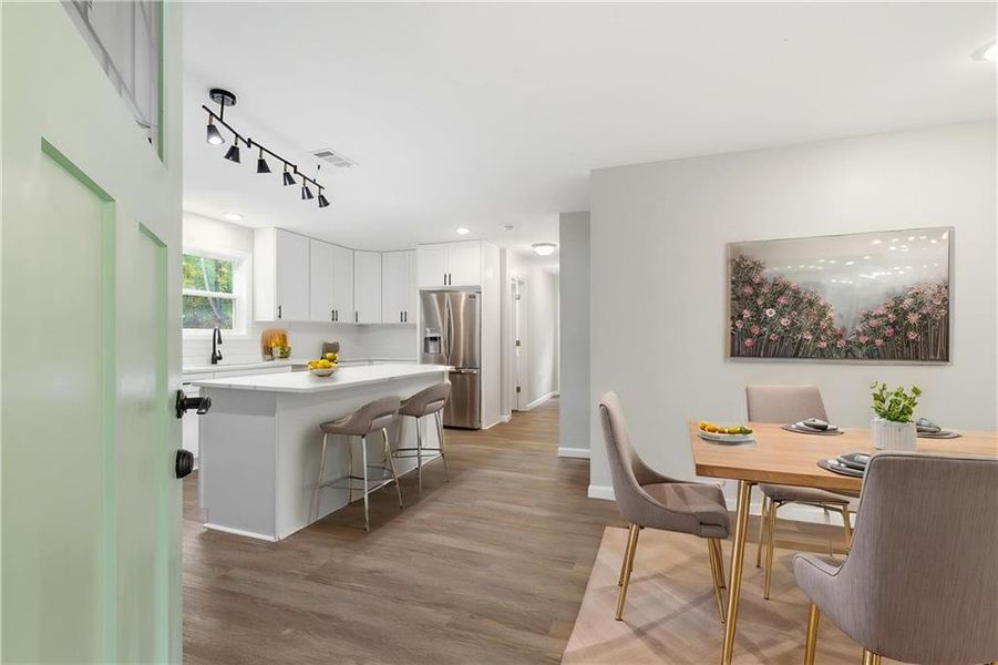 Furnished interior view inside a new home in , Toccoa (Image 14).