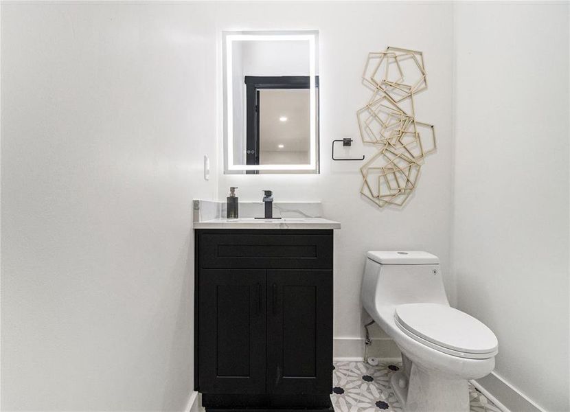 Furnished interior view inside a new home in , Atlanta (Image 12).