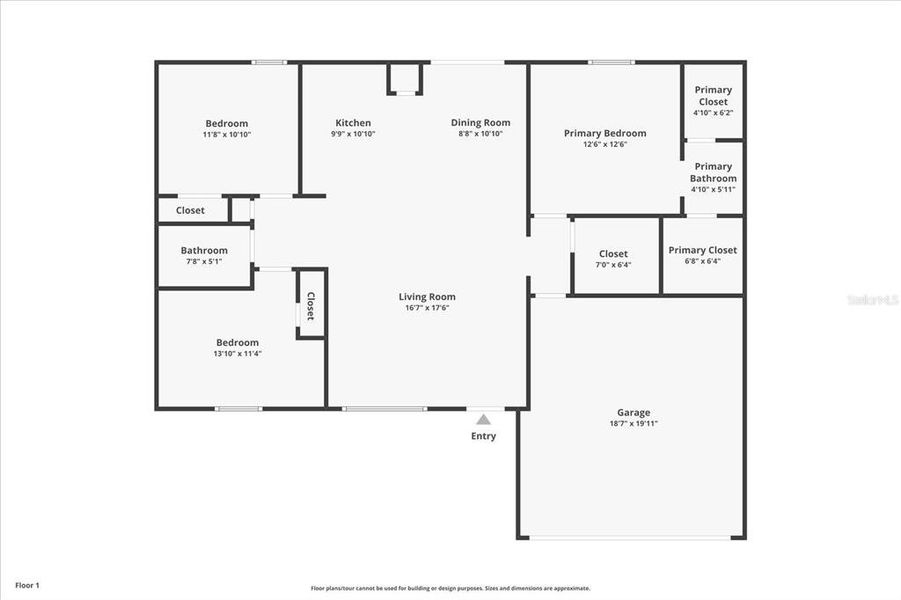 2D floor plan layout of this home in , Ocklawaha, FL (Image 3). 2D floor plan layout of this home in , Ocklawaha, FL (Image 3).