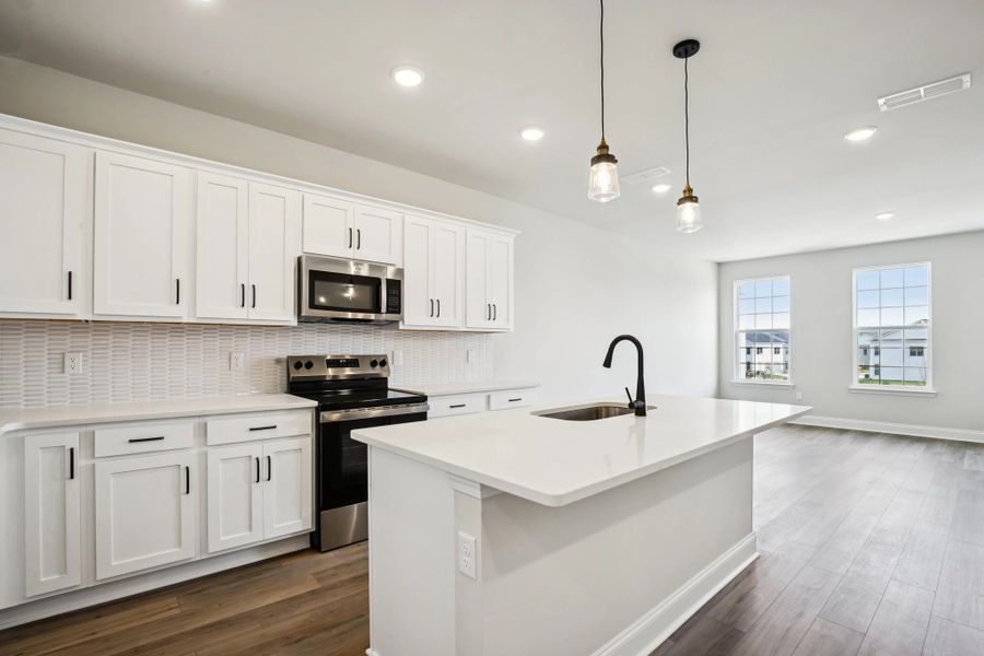 Furnished interior view inside a new home in Promenade at Clari Park, Murfreesboro (Image 5).