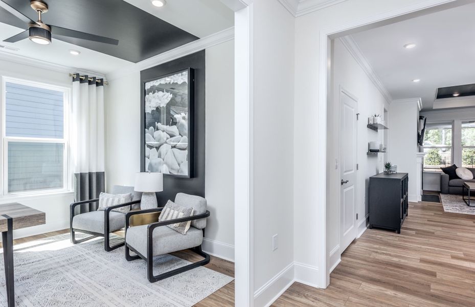 Representative furnished interior of a home built from the Palmary by Del Webb in Del Webb at Chatham Park, Pittsboro (Image 17).