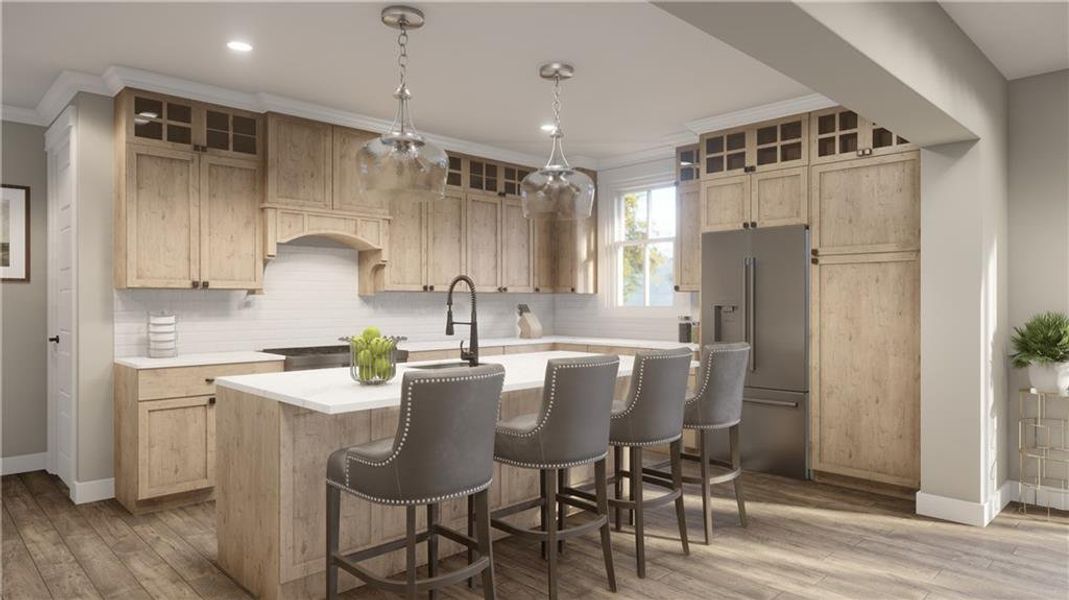 Furnished interior view inside a new home in , Ellijay (Image 24).