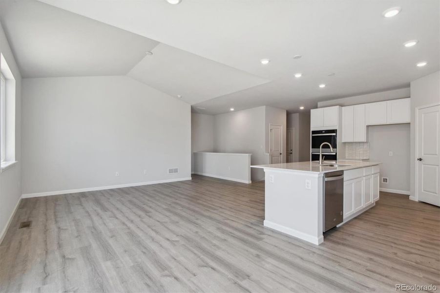 Spacious, unfurnished interior of a new home in Floret Collection at Parkdale Commons, Lafayette (Image 12).