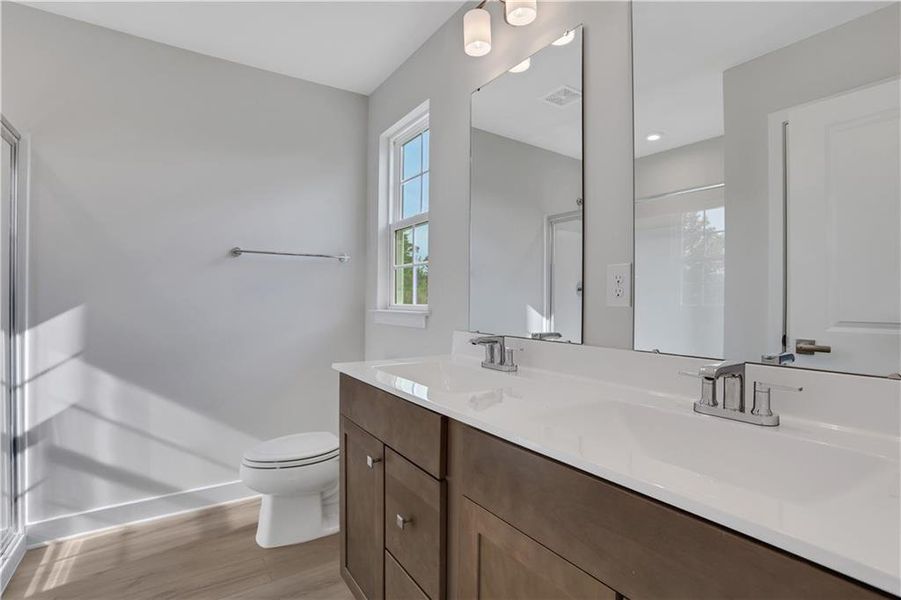 Furnished interior view inside a new home in Heritage Grove Ranch, Calhoun (Image 4).