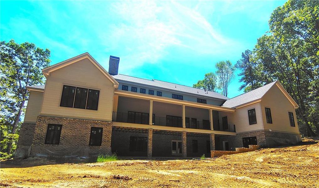 In-progress construction of a new home in , Ball Ground, GA (Image 17).